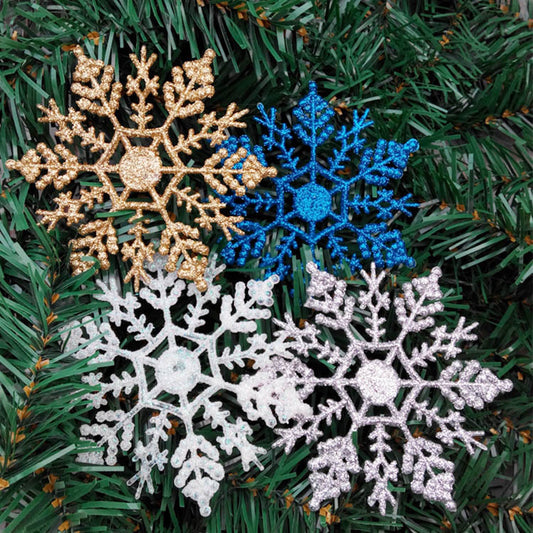 Copos de Nieve Acrílicos 10cm - Decoraciones Navideñas Premium para Árbol - Image 2