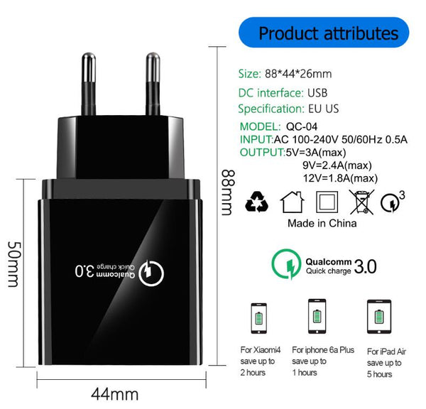 Adaptador de Carga Rápida