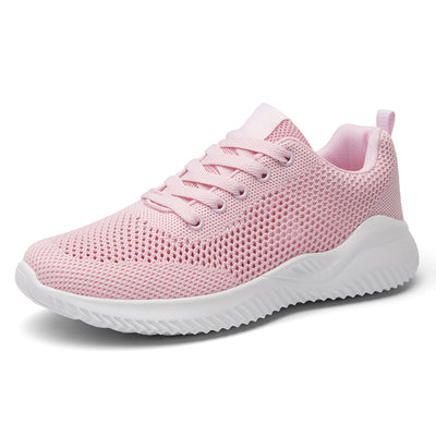 Tenis Deportivos Mujer Casual Coreano Malla Blanco - Image 6