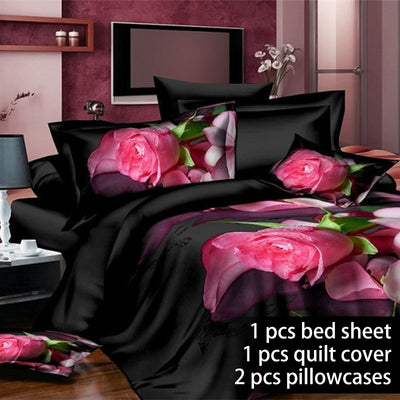Juego de Cama Acolchado 3D de 4 Piezas - Image 17