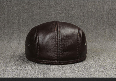 Boina de Cuero Genuino con Protección Solar - Estilo y Comodidad - Image 5