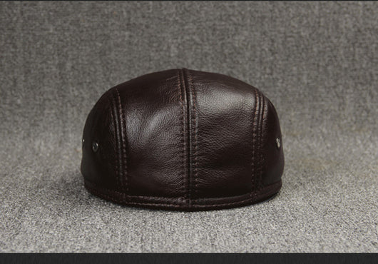 Boina de Cuero Genuino con Protección Solar - Estilo y Comodidad - Image 5