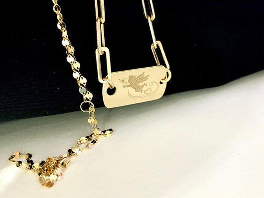 Cadena de Ángel en Oro 18K para el Escote