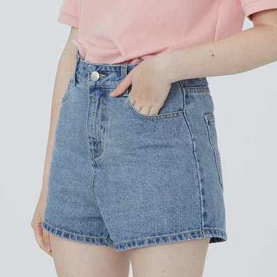 Shorts de Mezclilla Casual Holgados para Pareja - Image 4
