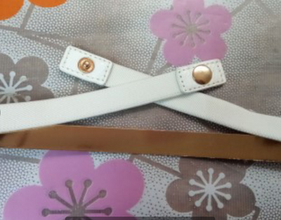 Cinturón Elástico Fino con Lentejuelas Metálicas 1.5CM para Mujer - Image 7