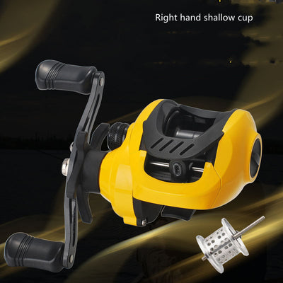 Carrete de Pesca Amarillo Luya con Rueda de Agua - Modificación Profesional - Image 10