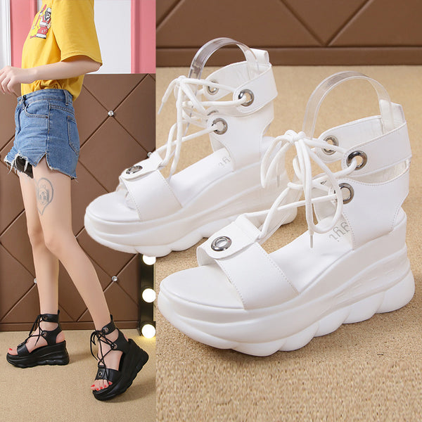 Sandalias Tipo Pez con Plataforma Elevadora - Cuña Cómoda Multiuso - Image 5