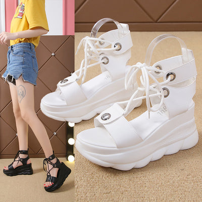 Sandalias Tipo Pez con Plataforma Elevadora - Cuña Cómoda Multiuso - Image 5