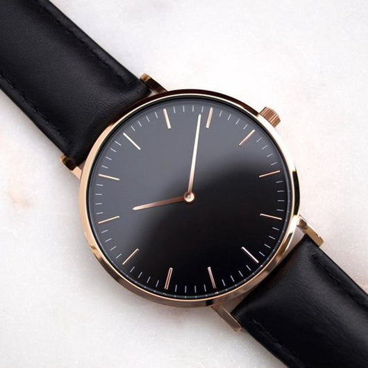 Reloj para Mujer de Correa Simple con Esfera Grande de Cuarzo - Image 10