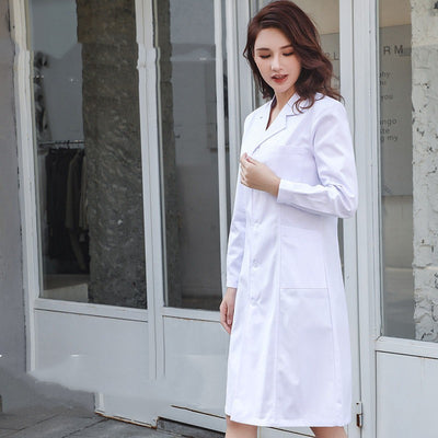 Bata Médica Blanca Profesional para Enfermeras y Doctoras - Image 12