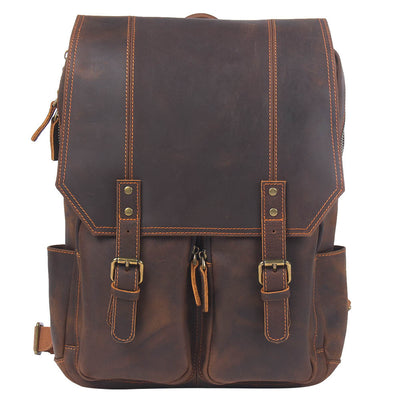 Mochila de Viaje en Cuero Genuino Premium para Hombre - Image 16