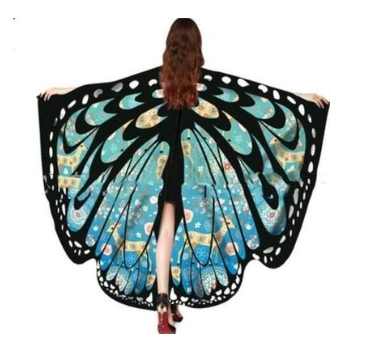 Toalla de Playa Chiffón Estampada con Mariposas - Image 13