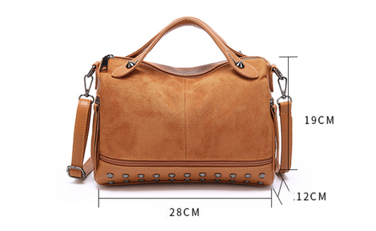 Bolso Retro para Mujer con Remaches y Acabado Mate - Versátil y Elegante - Image 7