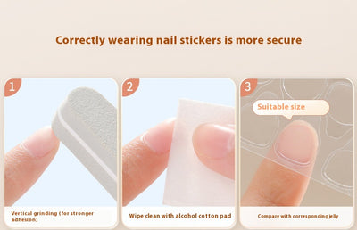 Uñas Postizas Adhesivas Ultrafinas de Gel Doble Cara - Súper Adherentes y Reutilizables - Image 12
