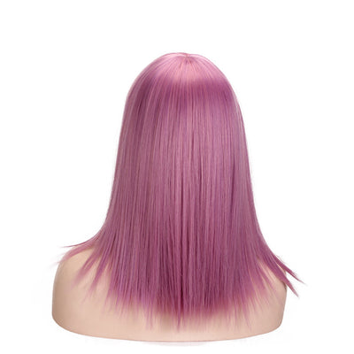Peluca Anime Cosplay con Flequillo y Cabello Largo Liso - Image 6