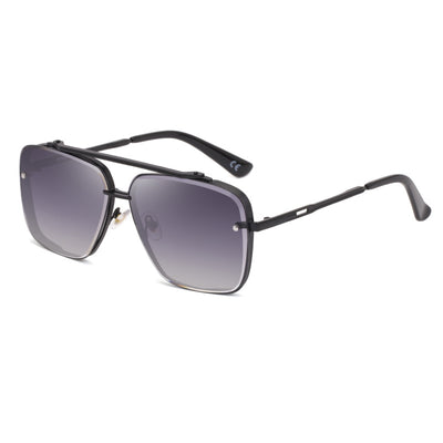 Gafas de Sol Retro Metal Cuadradas para Hombre - Estilo Vintage Trendy - Image 10