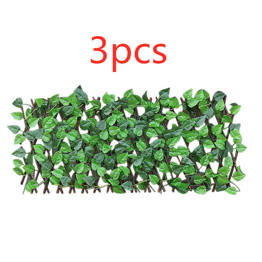 Valla de Privacidad con Hojas Artificiales Extensible para Jardín y Patio - Image 21