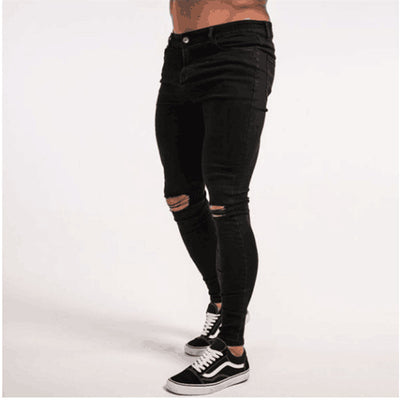 Jeans Rotos en las Rodillas - Estilo Urbano Moderno