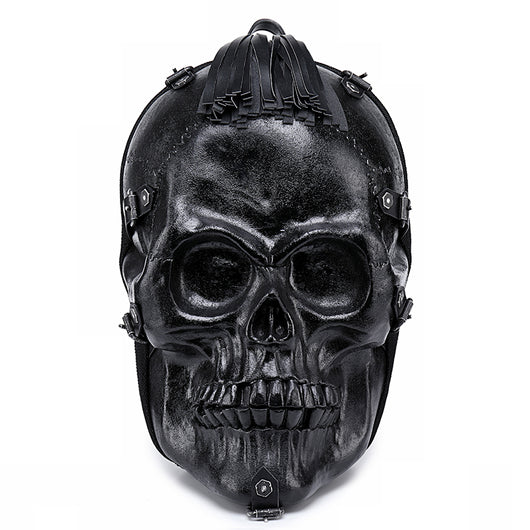Mochila de Calavera 3D en PU - Diseño Urbano Multifuncional - Image 6