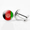 National Flags of The World Series Time Gem Cufflinks Jewelry 4style