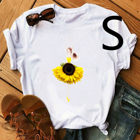 Falda Floral de Ballet Personalizada para Niña y Mujer - Manga Corta - Image 43