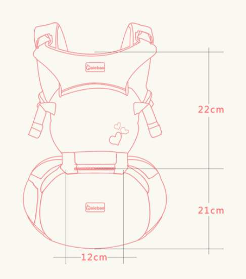 Cargador de Bebé Multifuncional 4 en 1 - Cintura y Cadera para Todas las Estaciones - Image 6