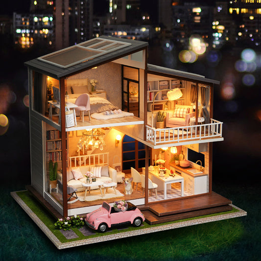Casa Loft Miniatura Artesanal - Regalo Creativo Perfecto