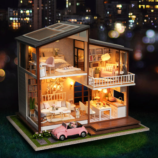 Casa Loft Miniatura Artesanal - Regalo Creativo Perfecto