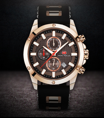 Reloj Deportivo de Negocios para Hombre con Cronógrafo de Tres Ojos - Image 9