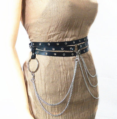 Cadena de Cintura Estilo Punk con Diseño Cóncavo - Image 7
