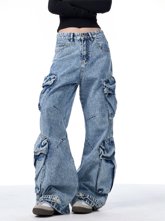 Pantalones de Trabajo Mujer Talle Ancho con Bolsillos Múltiples - Image 19