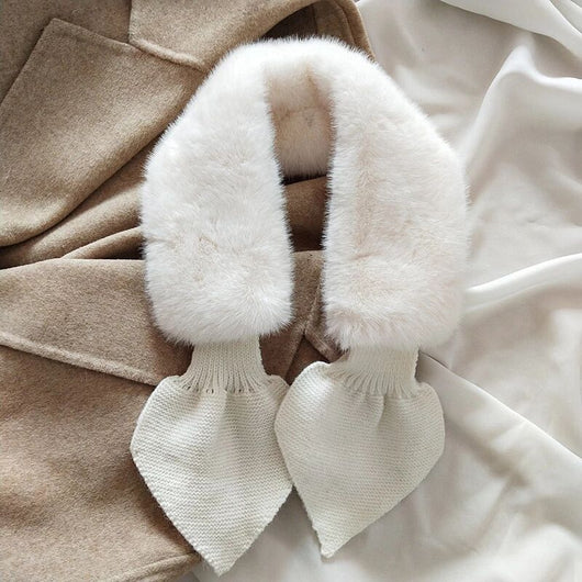 Cuello Térmico de Pelaje de Conejo Sintético - Protección Abrigada - Image 3