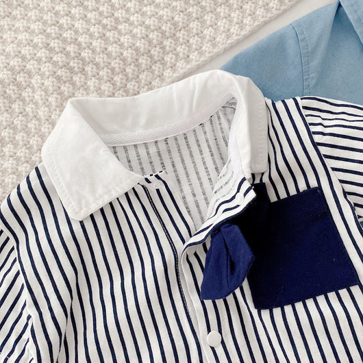 Mameluco Infantil Estilo Vaquero para Niño - Ropa Gentleman - Image 15