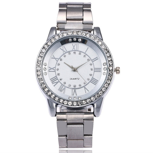 Reloj de Lujo para Mujer Vansvar Rose Gold con Cristales Brillantes - Image 7