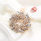 Crystal brooch, diamond-encrusted bauhinia brooch, brooch Blanco