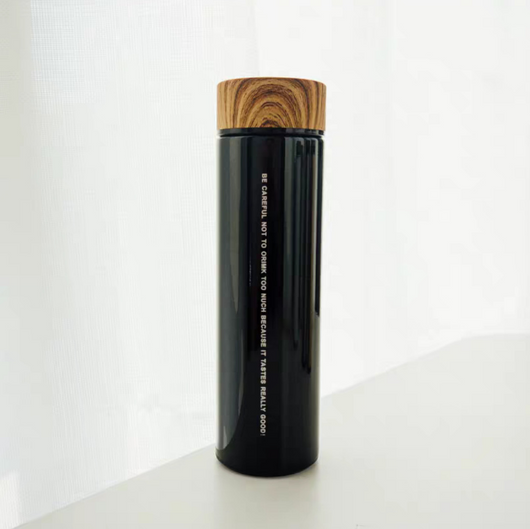 Taza Ejecutiva de Acero Inoxidable 304 con Diseño Veta de Madera - Image 8