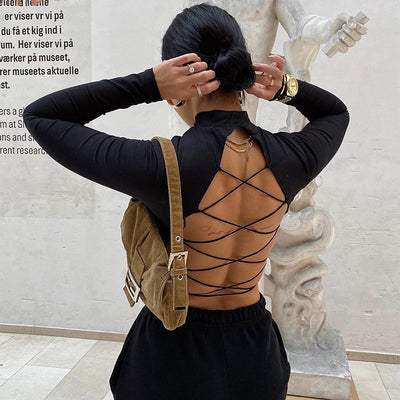 Blusa de Manga Larga con Cordones - Image 5