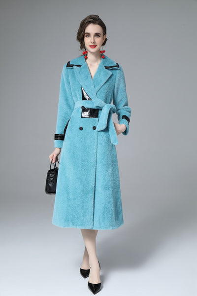 Blazer Slim Fit para Mujer con Cinturón y Cuello Estructurado - Image 17