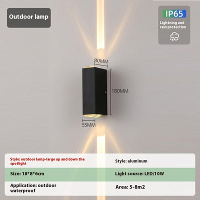 Lámpara LED Impermeable para Exterior - Diseño Moderno para Pasillos y Salas - Image 6