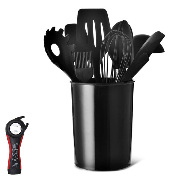 Juego de 11 Utensilios de Cocina en Silicona Premium