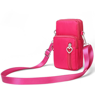 Cartera Crossbody Compacta para Mujer - Bolsa Bandolera Multifuncional
