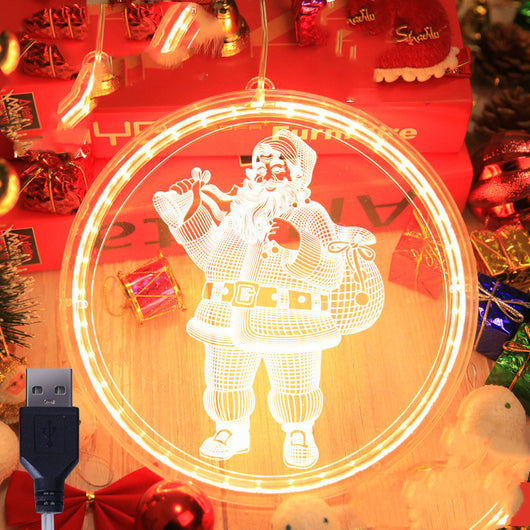 Lámpara Colgante 3D LED Navideña para Decoración del Hogar - Image 19