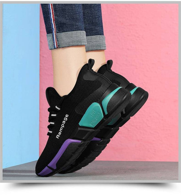 Tenis Casual Coreanos con Bloque de Colores y Cordones - Image 10