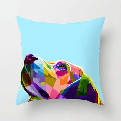 Funda de Almohada Cuadrada con Animales Estilo Nórdico - Image 17