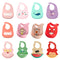 Babero Impermeable de Silicona con Bolsillo Colector Grande