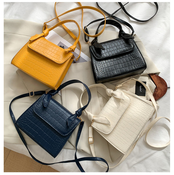 Bolsa Cuadrada Retro para Axila - Bolso Compacto Vintage para Mujer