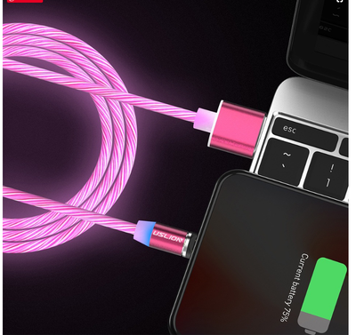 Cable de Carga Magnético USB LED Compatible con Apple - Cargador Rápido Type C y Micro - Image 7