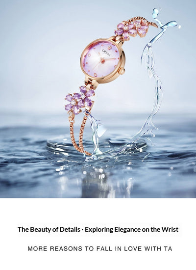 Reloj Pulsera para Mujer con Diamantes Incrustados - Image 14
