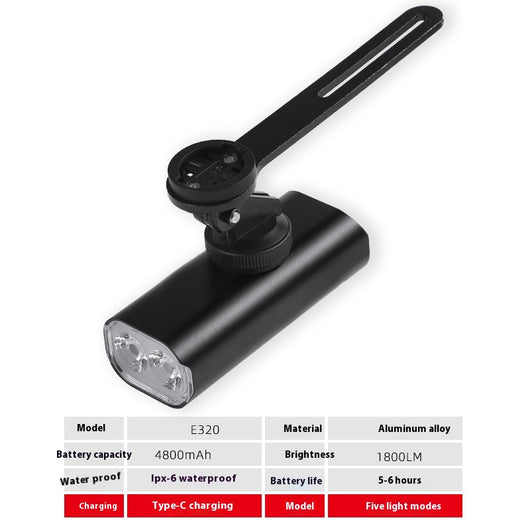 Faro Delantero USB Recargable para Bicicleta - Kit Completo de Iluminación - Image 23