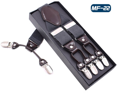 Tirantes Elásticos Multicolor con 6 Clips para Hombre - Image 16